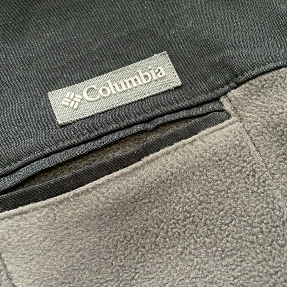 Columbia fleece pullover 1/4 button down. Men’s size large - Picture 3 of 6